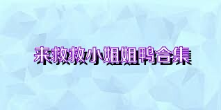 来救救小姐姐鸭合集