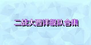 二战大西洋舰队合集