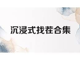 沉浸式找茬合集