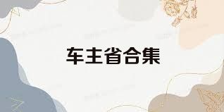 车主省合集