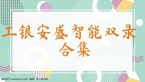 工银安盛智能双录合集
