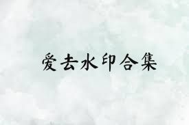 爱去水印合集