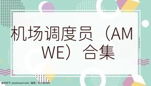 机场调度员（AMWE）合集
