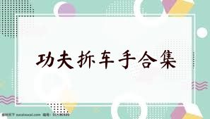 功夫拆车手合集
