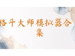 格斗大师模拟器合集