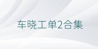 车晓工单2合集