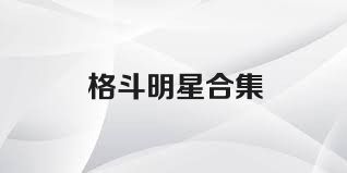 格斗明星合集