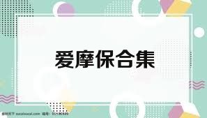 爱摩保合集