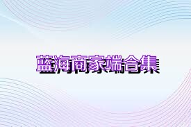 蓝海商家端合集