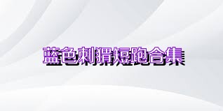 蓝色刺猬短跑合集