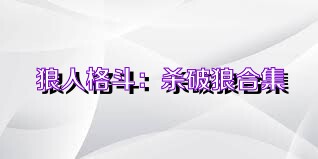 狼人格斗：杀破狼合集