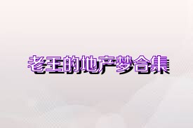 老王的地产梦合集