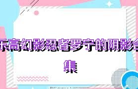 乐高幻影忍者罗宁的阴影合集