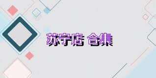 苏宁店+合集