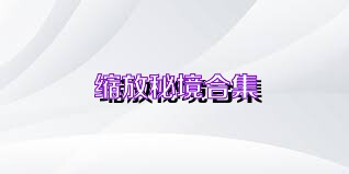 缩放秘境合集