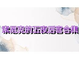 索尼克的五夜后宫合集