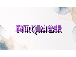 腾讯QIM合集