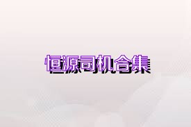 恒源司机合集