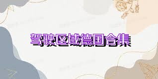 驾驶区域德国合集