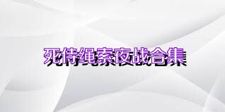 死侍绳索夜战合集