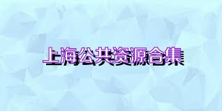 上海公共资源合集