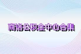 商洛公积金中心合集