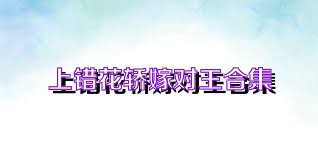 上错花轿嫁对王合集