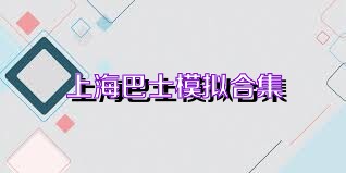 上海巴士模拟合集