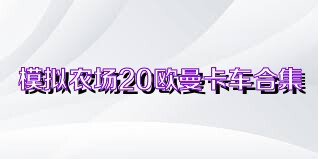 模拟农场20欧曼卡车合集