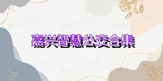 嘉兴智慧公交合集