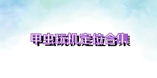 甲虫玩机定位合集