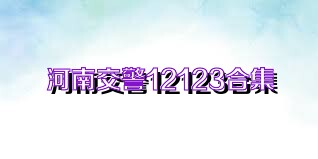 河南交警12123合集
