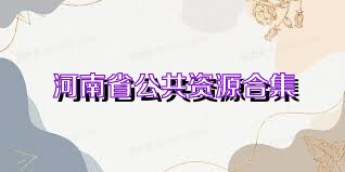 河南省公共资源合集