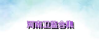 河南卫监合集
