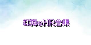 红海eHR合集