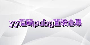 yy追踪pubg直装合集