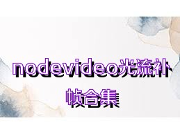 nodevideo光流补帧合集