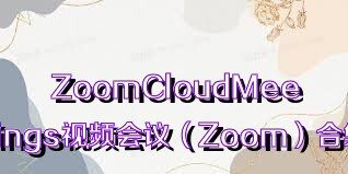 ZoomCloudMeetings视频会议（Zoom）合集
