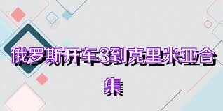俄罗斯开车3到克里米亚合集