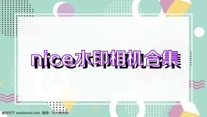 nice水印相机合集