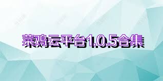 菜鸡云平台1.0.5合集