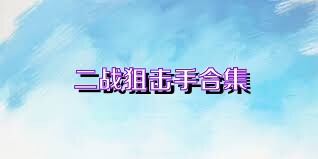 二战狙击手合集
