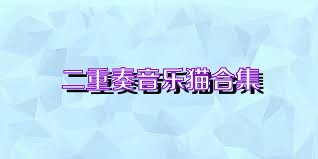 二重奏音乐猫合集