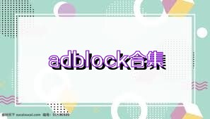 adblock合集