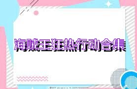 海贼王狂热行动合集