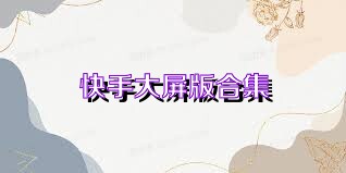 快手大屏版合集
