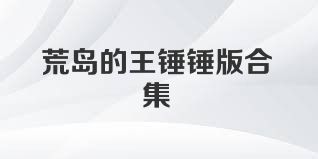 荒岛的王锤锤版合集