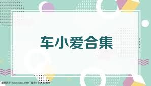 车小爱合集