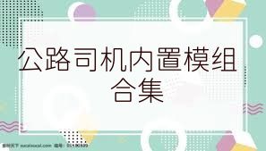 公路司机内置模组合集