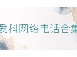 爱科网络电话合集